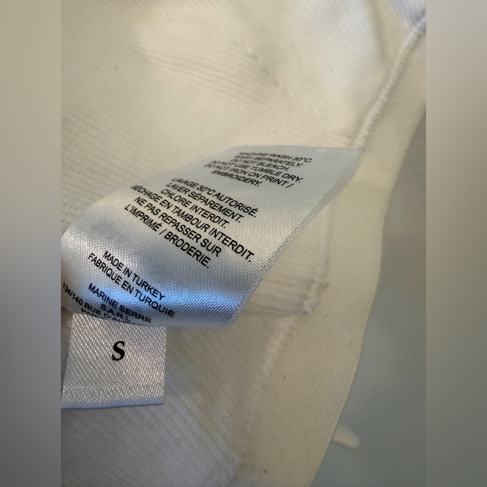 Marine Serre White Bralette - Picture 6 of 11